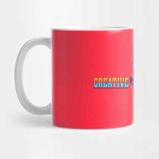 WEIRDO - Creative Energy Flo - Face - Full Color - Coral Red Mug